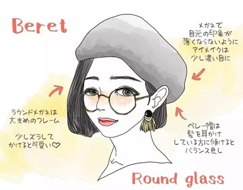 接地氣的小仙女一定要看看！冬天佩戴上帽子和眼鏡
